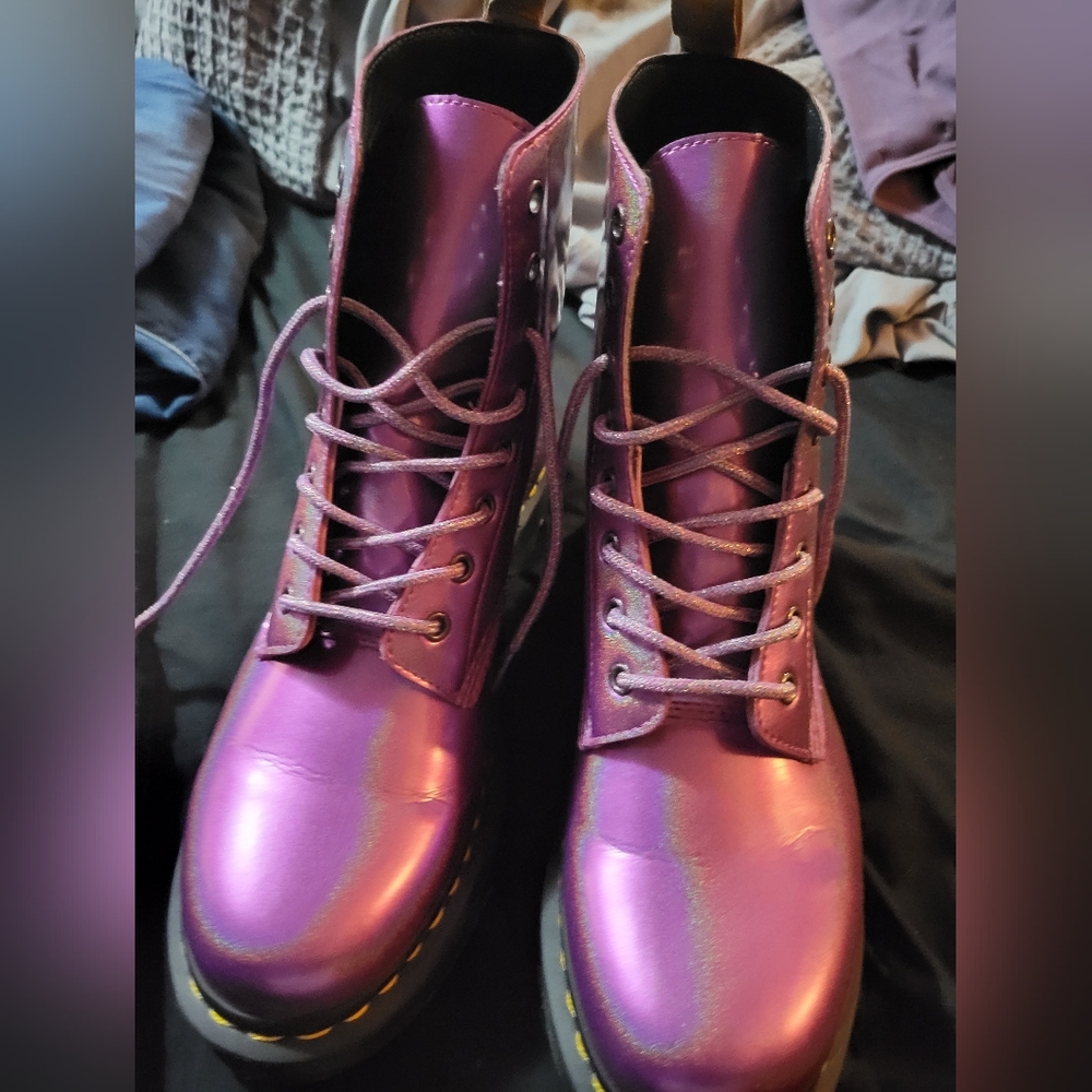 Doc Martens 1460 holographic boot